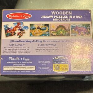 Melissa & Doug Dinosaur Puzzle Box Set